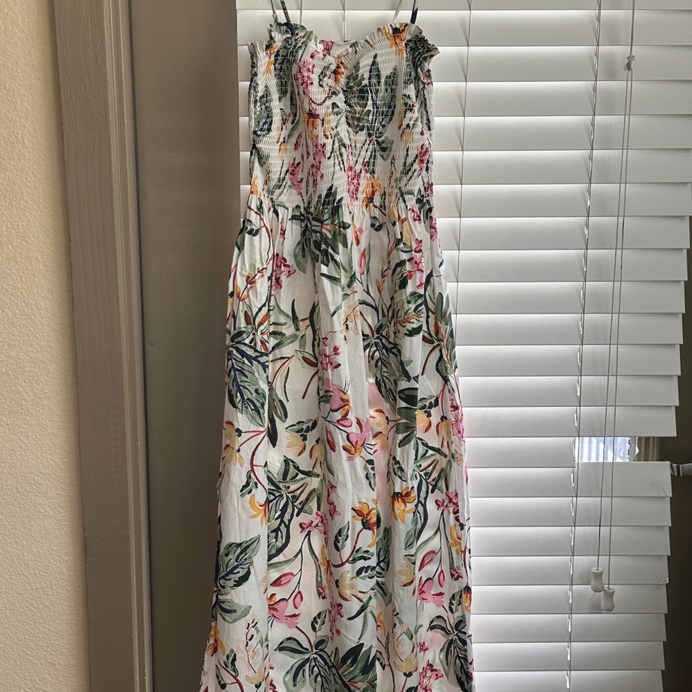 H&M Multicolor Smocked Dress